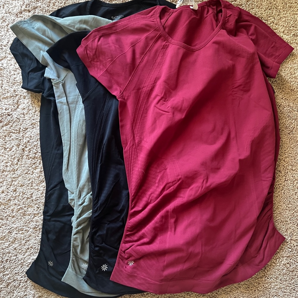 Athleta Motion Seamless tee bundle